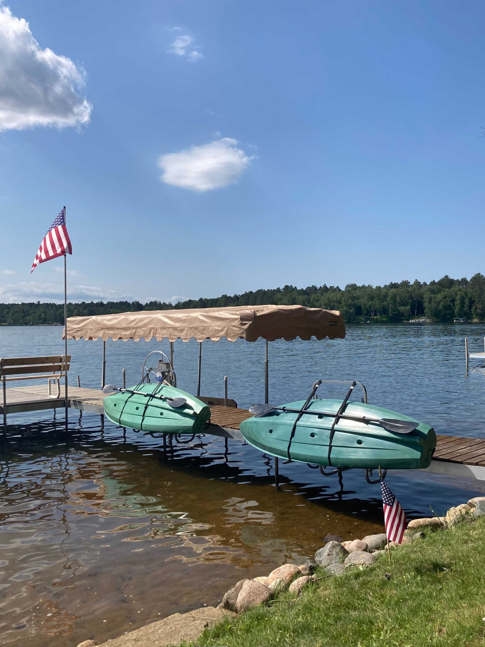 Kayak Lift Storage Rack Dock Or Water Entry Dock Craft