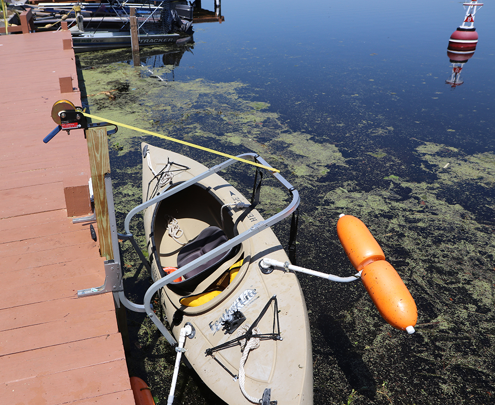 Kayak Lift & Storage Rack Dock or Water Entry Dock Craft