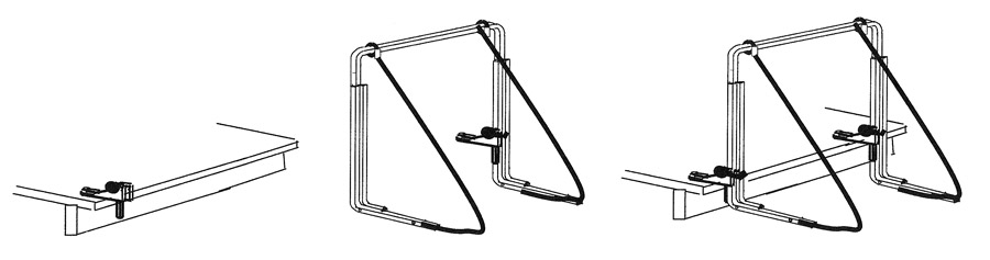 Kayak discount rack assembly