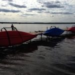 kayak dock rack