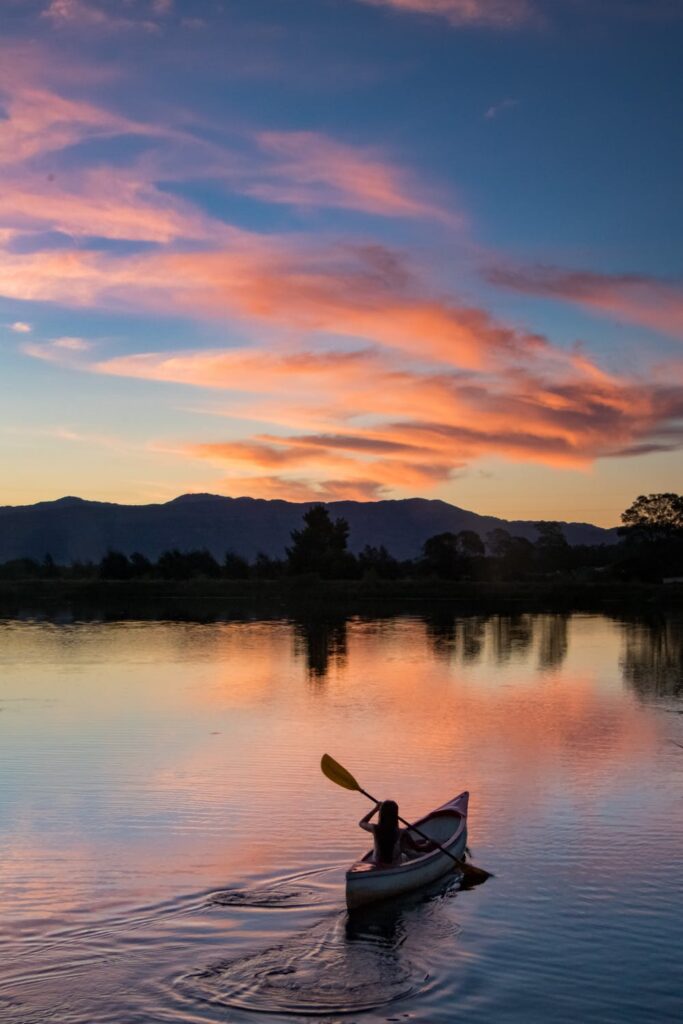 Lake kayaking